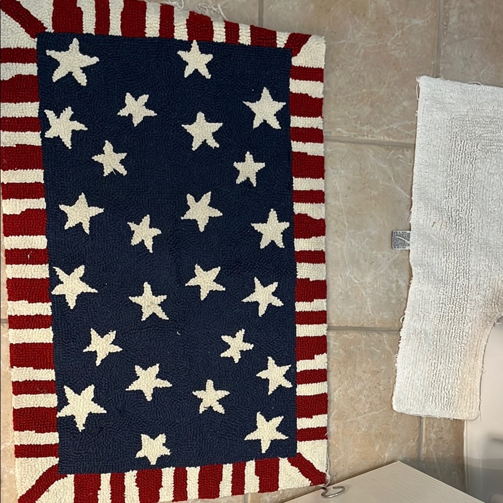 Patriotic Star Rug